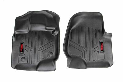 Rough Country Suspension Systems - Rough Country Front Floor Liners-Black, 15-24 Ford F-150; M-5151