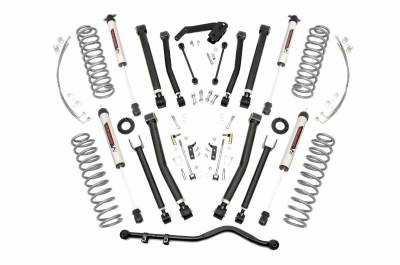 Rough Country Suspension Systems - Rough Country 4" Suspension Lift Kit, for 07-18 Wrangler JK 2dr 4WD; 67370