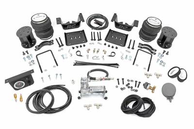 Rough Country Suspension Systems - Rough Country Rear Air Spring Kit w/ Compressor, Silverado/Sierra 1500; 100054C