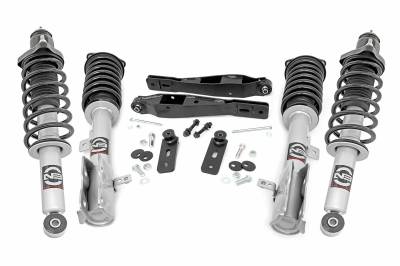 Rough Country Suspension Systems - Rough Country 2" Suspension Lift Kit, for 07-16 Jeep Compass 4WD; 66532