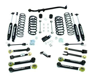 Teraflex - Teraflex 4" Suspension System Suspension Lift Kit, for Wrangler TJ; 1456452