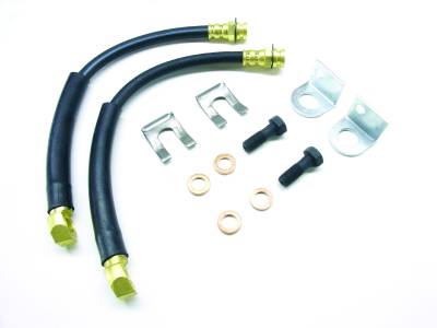 Teraflex - Teraflex Rear Disc Brake Conversion Hose Adapter Kit, for Wrangler TJ; 4355400