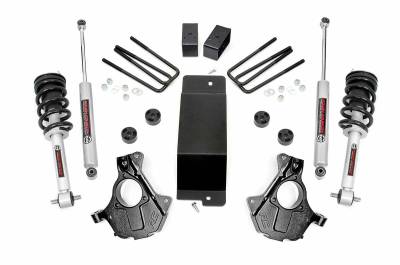 Rough Country Suspension Systems - Rough Country 3.5" Suspension Lift Kit, 14-18 Silverado/Sierra 1500 4WD; 12432