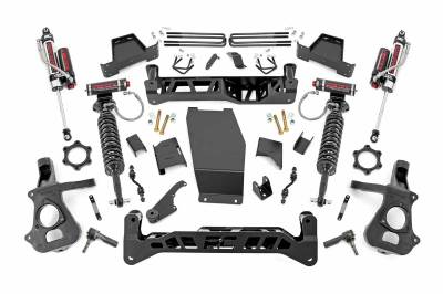 Rough Country Suspension Systems - Rough Country 7" Suspension Lift Kit, 14-18 Silverado/Sierra 1500 4WD; 17450