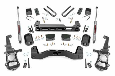 Rough Country Suspension Systems - Rough Country 6" Suspension Lift Kit, 21-23 Ford F-150 RWD; 40630