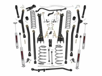 Rough Country Suspension Systems - Rough Country 6" Suspension Lift Kit, for 97-06 Wrangler TJ 4WD; 65922