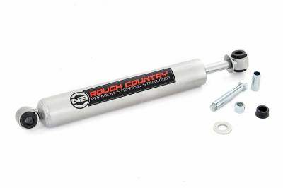 Rough Country Suspension Systems - Rough Country N3 Single Steering Stabilizer Stock Height, Super Duty; 8730930