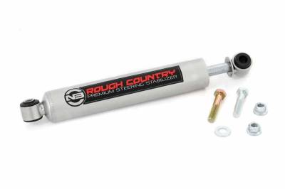 Rough Country Suspension Systems - Rough Country N3 Single Steering Stabilizer 0-6" Lift, for Titan XD; 8736830