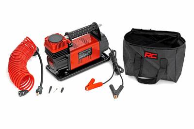 Rough Country Suspension Systems - Rough Country Portable 12V 150 PSI Air Compressor w/ Carry Bag; RS200