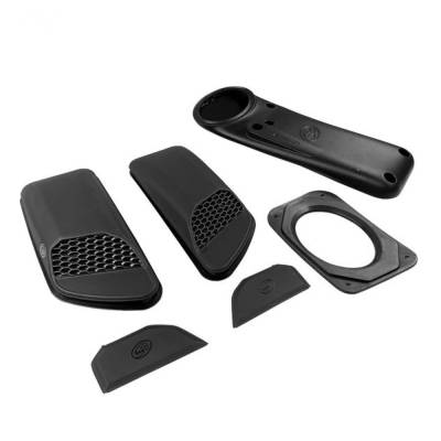 S&B Filters - S&B Filters Hood Scoop Intake Vents w/ S&B Intake, for Wrangler JL/JT; AS-1014