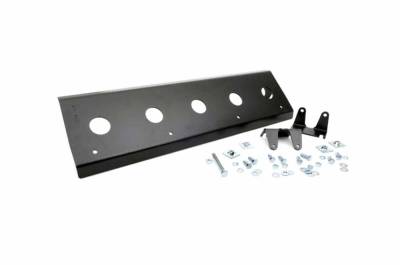 Rough Country Suspension Systems - Rough Country Front Sway Bar Skid Plate-Black, for Wrangler JK; 776