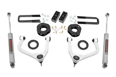 Rough Country Suspension Systems - Rough Country 3.5 Inch Lift Kit | Chevy Silverado 1500 2WD/4WD (2019-2024)