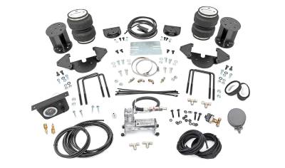 Rough Country Suspension Systems - Rough Country Rear Air Spring Kit w/ Compressor, Silverado/Sierra 1500; 100116C