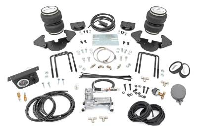 Rough Country Suspension Systems - Rough Country Rear Air Spring Kit w/ Compressor, Silverado/Sierra 1500; 10011C