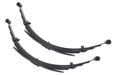 Rough Country Suspension Systems - Rough Country Rear Leaf Spring Kit fits 6" Lift, 73-91 GM 1/2 Ton 4WD; 8028Kit