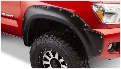 Bushwacker - Bushwacker Pocket Style Front/Rear Fender Flares-Black, for Tacoma; 31925-02