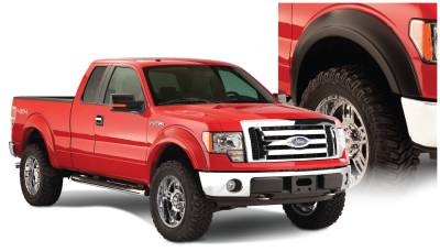 Bushwacker - Bushwacker Extend-a-Fender Front/Rear Fender Flares-Black, Ford F-150; 20926-02