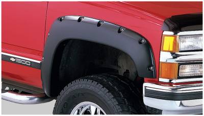 Bushwacker - Bushwacker Pocket Style Front/Rear Fender Flares-Black, GM C/K Truck; 40919-02