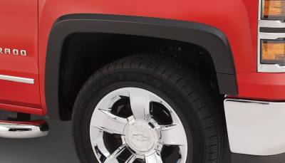 Bushwacker - Bushwacker OE Style Front/Rear Fender Flares-Black, Silverado; 40956-02