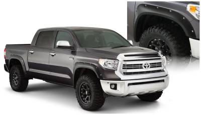 Bushwacker - Bushwacker Pocket Style Front/Rear Fender Flares-Black, for Tundra; 30918-02