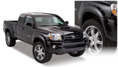 Bushwacker - Bushwacker Pocket Style Front/Rear Fender Flares-Black, for Tacoma; 31920-02