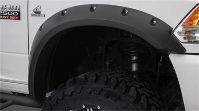 Bushwacker - Bushwacker Max Pocket Style Rear Fender Flares-Black, for Dodge Ram; 50052-02