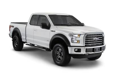 Bushwacker - Bushwacker Extend-a-Fender Front/Rear Fender Flares-Black, Ford F-150; 20936-02