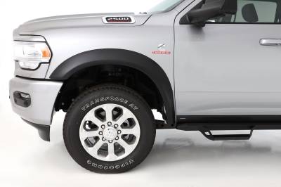 Bushwacker - Bushwacker Extend-a-Fender Front Fender Flares-Black, for Dodge Ram; 50067-02