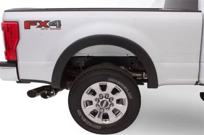 Bushwacker - Bushwacker OE Style Rear Fender Flares-Black, Super Duty; 20040-02