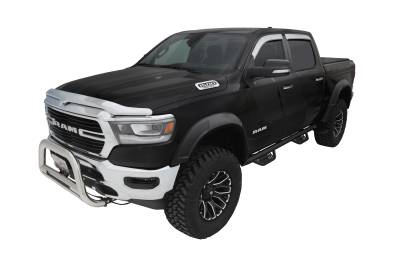 Bushwacker - Bushwacker DRT Style Front/Rear Fender Flares-Black, for Dodge Ram; 50932-02