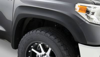 Bushwacker - Bushwacker Extend-a-Fender Front Fender Flares-Black, for Tundra; 30041-02