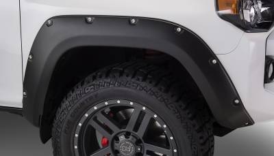 Bushwacker - Bushwacker Pocket Style Front Fender Flares-Black, for 4Runner; 30045-02