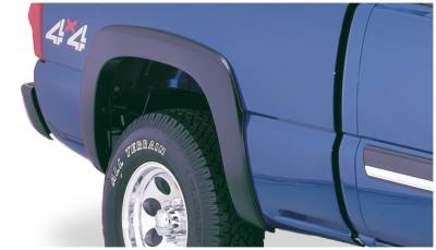 Bushwacker - Bushwacker OE Style Front/Rear Fender Flares-Black, Silverado; 40907-02