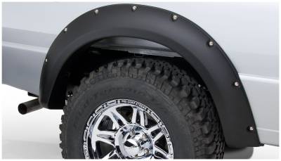 Bushwacker - Bushwacker Pocket Style Rear Fender Flares-Black, Ford Ranger; 21038-02