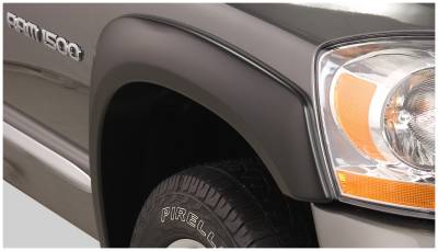 Bushwacker - Bushwacker OE Style Front Fender Flares-Black, for Dodge Ram; 50023-02