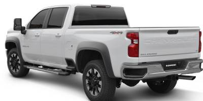 Bushwacker - Bushwacker Extend-a-Fender Front/Rear Fender Flares-Black, Silverado; 40986-02