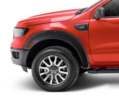 Bushwacker - Bushwacker Pocket Style Front Fender Flares-Black, Ford Ranger; 20119-02