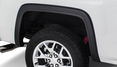 Bushwacker - Bushwacker OE Style Rear Fender Flares-Black, GMC Sierra; 40124-02