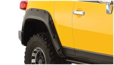 Bushwacker - Bushwacker Pocket Style Rear Fender Flares-Black, for FJ Cruiser; 31064-02