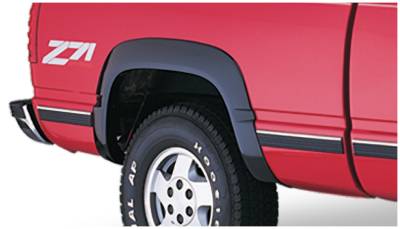 Bushwacker - Bushwacker OE Style Rear Fender Flares-Black, GM C/K Truck; 40028-01