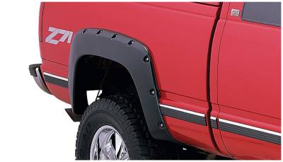 Bushwacker - Bushwacker Pocket Style Rear Fender Flares-Black, GM C/K Truck; 40062-02