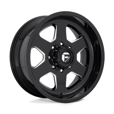 Fuel Off-Road - Fuel Off-Road FF027 24x12 Blank -55mm Black Gloss & Machined; FF027MC2412XXE