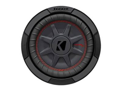 Kicker - Kicker 48CWRT84 8" CompRT 4 Ohm DVC Subwoofer, EACH