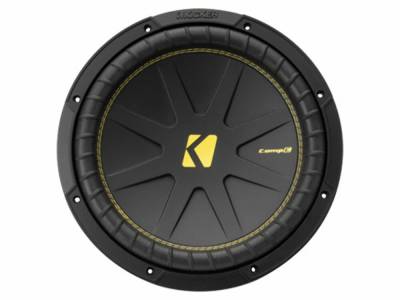 Kicker - Kicker 50CWCS124 12" CompC 4 Ohm SVC Subwoofer, EACH