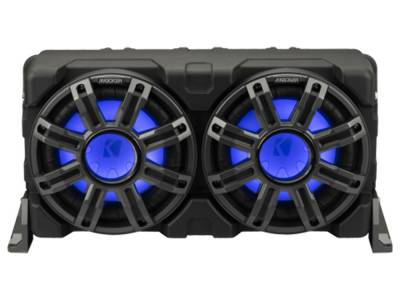 Kicker - Kicker 51MWLE104 Dual 10? MWLE 4-Ohm Marine Loaded Subwoofer Enclosure
