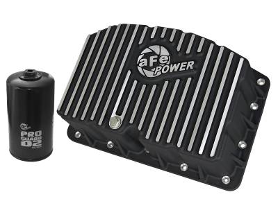 aFe Power - aFe Power Pro Series Deep Capacity Aluminum Engine Oil Pan-Black; 46-70322
