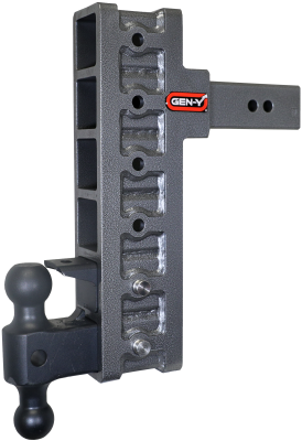 GEN-Y Hitch - GEN-Y Hitch 2.5" MEGA-DUTY Class V 12" Offset Drop Hitch Receiver, 21K; GH-926