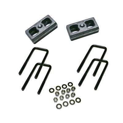 Superlift - Superlift 2" Lift Rear Block & U-Bolt Kit, 88-98 GM 2500 Truck 4WD; 3425