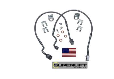 Superlift - Superlift Front Stainless Brake Lines 4"-6" Lifts-Pair, 95-97 Ranger 4WD; 91260