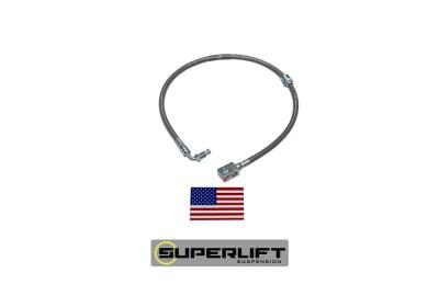 Superlift - Superlift Front Stainless Brake Line 4"-9" Lifts-Each, 78-79 F-150/Bronco; 91280